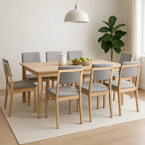 Levede Dining Chairs 8 Upholstered Kitchen Chair-1996005486977224711