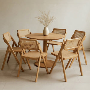 Levede 6X Dining Chairs Foldable Accent-1996005476285943815