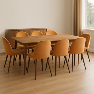 Levede 8x Dining Chairs Seat French-1996005584809365511