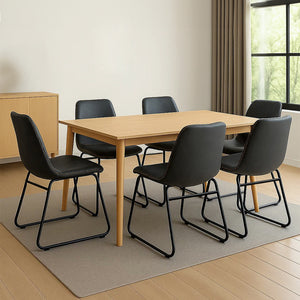 Levede 6x Dining Chairs Kitchen Table-1996005483445620743