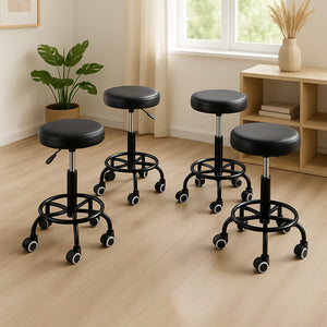 Levede 4x Salon Stool Swivel Bar Stools-1996005493490978823