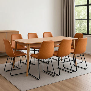 Levede 8x Dining Chairs Kitchen Table-1996005484175429639