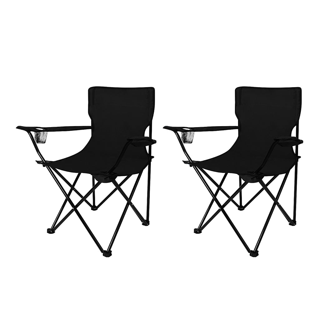 levede-2pcs-camping-chairs-folding-arm-black-1975420433268346880