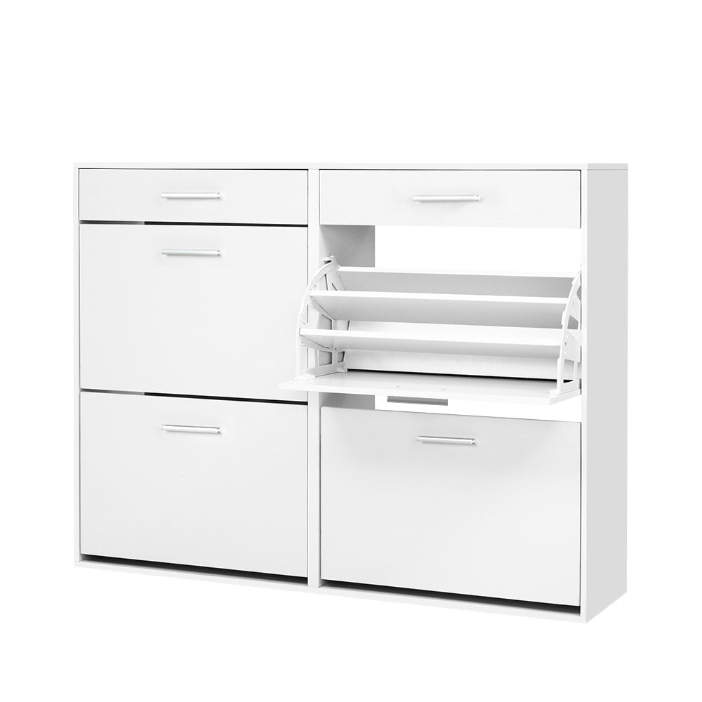 artiss-shoe-rack-cabinet-36-pairs-adjustable-shelves-white-sara