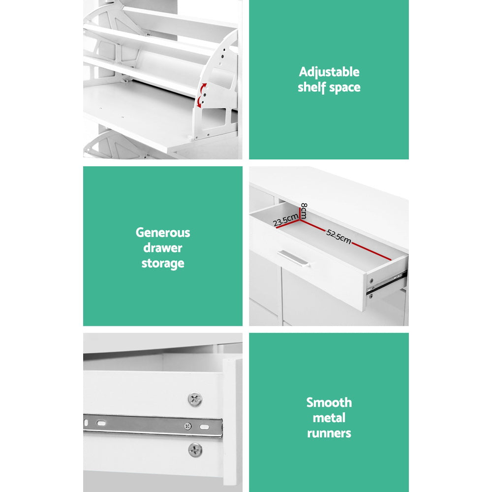 artiss-shoe-rack-cabinet-36-pairs-adjustable-shelves-white-sara