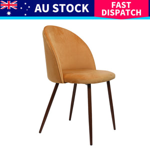 Levede 4x Dining Chairs Seat French Mustard-1996005471181475849