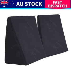 Cool Gel Memory Foam Bed Wedge Pillow With Cover-1996005395763695625