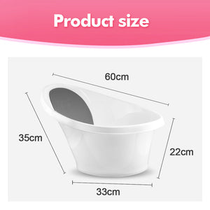 Black Baby Bath With Backrest & Bum Bump Support-1996005521030778889