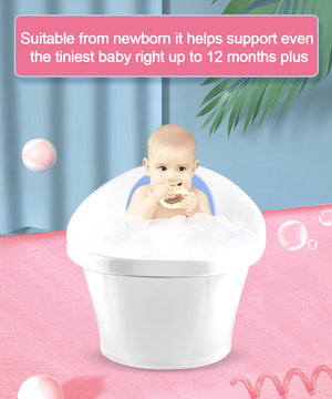 Blue Baby Bath With Backrest & Bum Bump Support-1996005520674263041