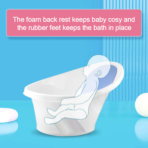 Blue Baby Bath With Backrest & Bum Bump Support-1996005520674263042