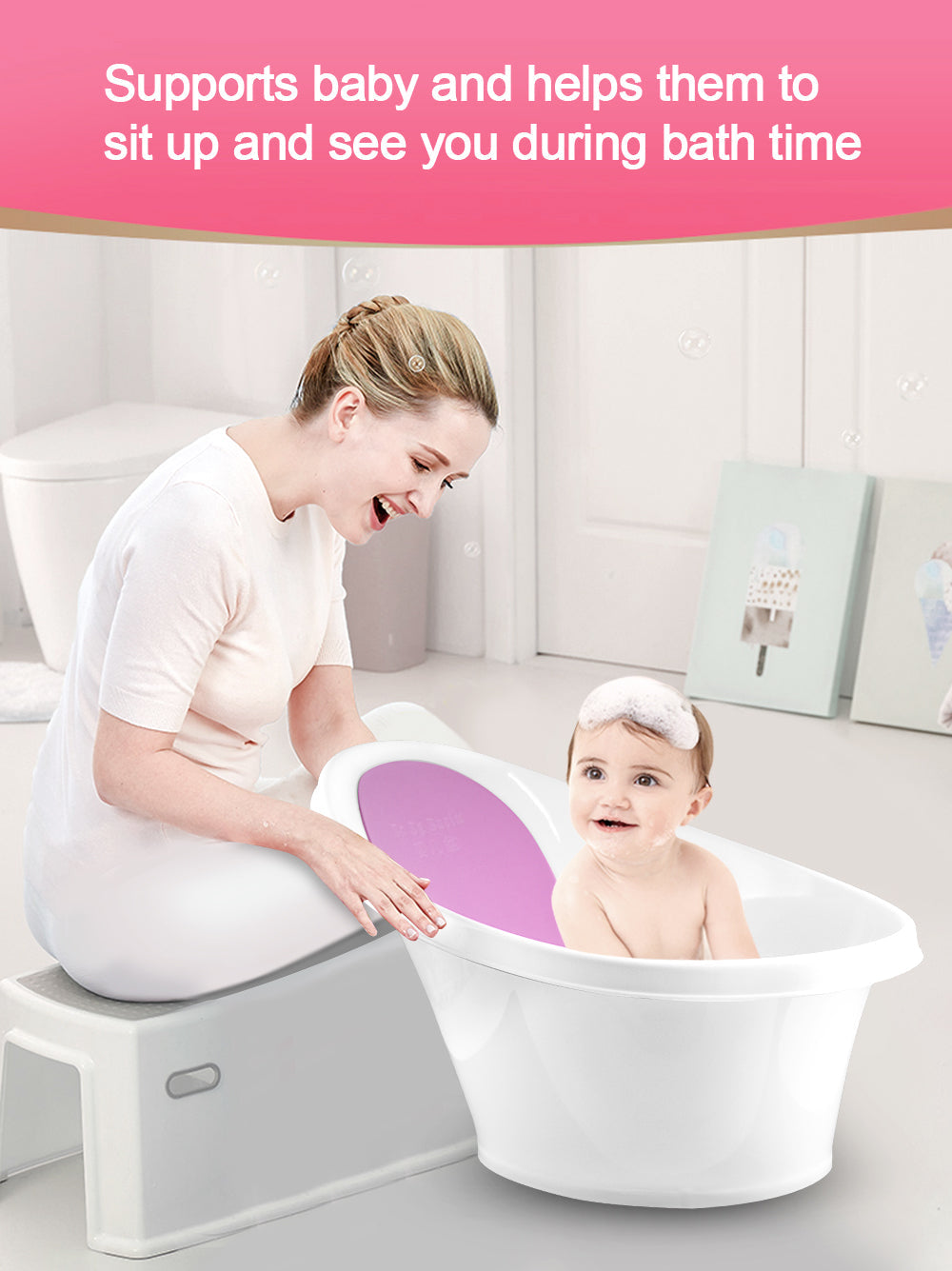 pink-baby-bath-with-backrest-bum-bump-support-1996005520854618115