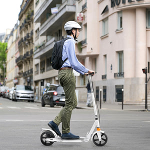 MONVELO Adult Commuter Foldable Scooter White-1996005380722921479