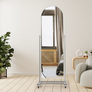 Yezi 165CM Movable Arch Full Length Mirror-1996005395386208262