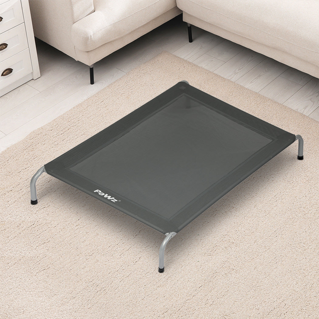 pawz-elevated-trampoline-pet-bed-dog-xl-grey-x-large-1973193689740218374