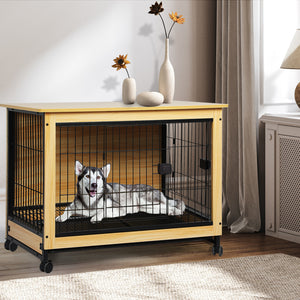 PaWz Wooden Wire Dog Kennel Side End XXL XX-Large-1973193673084637190