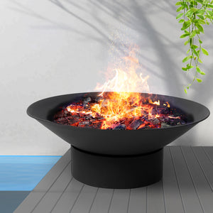 Moyasu 2IN1 Fire Pit Bowl Fireplace Black-1973193620236406790
