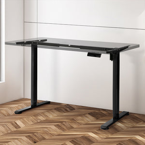 Levede Motorised Standing Desk Frame Black Single Motor-1975420504428908550