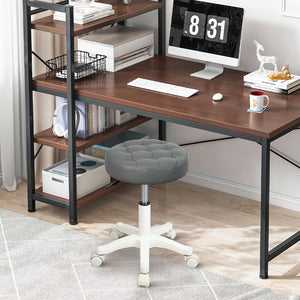 Levede 2x Rolling Bar Stool Swivel Salon SPA Chair Grey-1996005467729563654