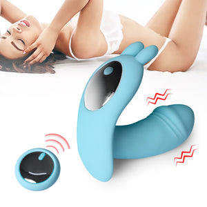 Urway Rabbit Vibrator Wireless Control Blue-1975420410107400198