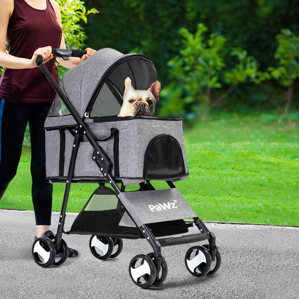 pawz-large-pet-stroller-dog-cat-travel-grey-1973193718618001414