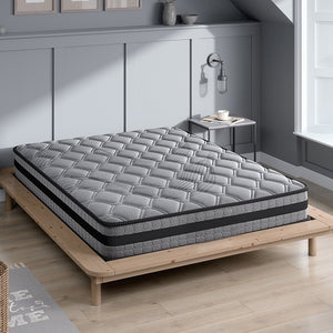 Lavio Double Spring Mattress Grey Medium Firm-1996005555398905862