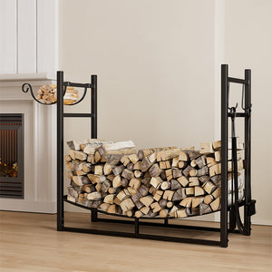 Moyasu Firewood Rack Fireplace Tool Log Holder-1996005450516140039