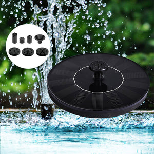 Solar Fountain Powered Water Power Floating-1975420370945183750