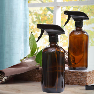 4x 500ml Amber Glass Spray Bottles Trigger-1973194014677143558