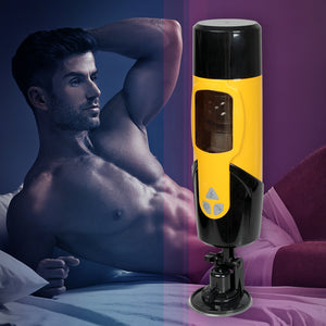 Urway Masturbation Cup Vibrating Pocket Yellow-1975420415836819462