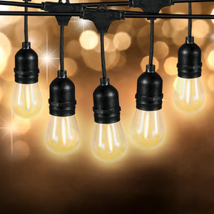 Emitto Solar LED Festoon String Lights-1973193955440988166