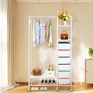 Levede 94CM Clothes Rack Stand Heavy Duty Hanging-1996005449417232390