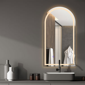 EMITTO Arch Wall Mirror LED Lighted 60*100cm 60x100-1973193814982135814