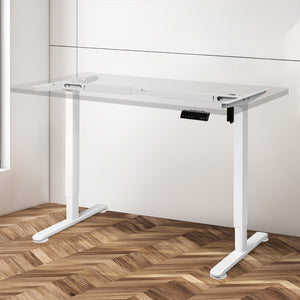Levede Motorised Standing Desk Frame White Single Motor-1975420504605069318