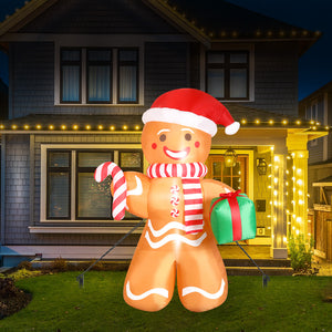 Santaco Christmas Inflatable Outdoor Gingerbread Man 2.5M-1973194151256264710