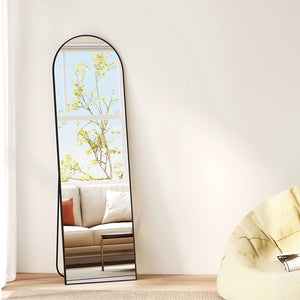 Yezi 165X60CM Full Length Mirror Wall Mounted Mirror Black-1996005488935964678