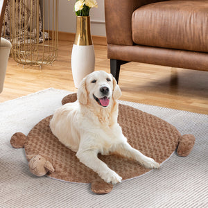 PaWz Pet Bed Cat Calming Bed Dog Squeaky M Tan Medium-1975420450662125574