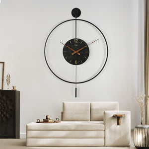 Yezi Wall Clock 50cm Large Round Modern Home Decoration-1996005425677471750
