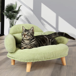 Pawz Elevated Pet Dog Cat Sofa Bed Couch XL Size Green-1996005432312860678