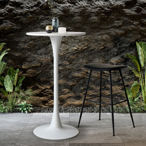Levede 2x Round Bar Table Pub Tables White-1975420498175201286
