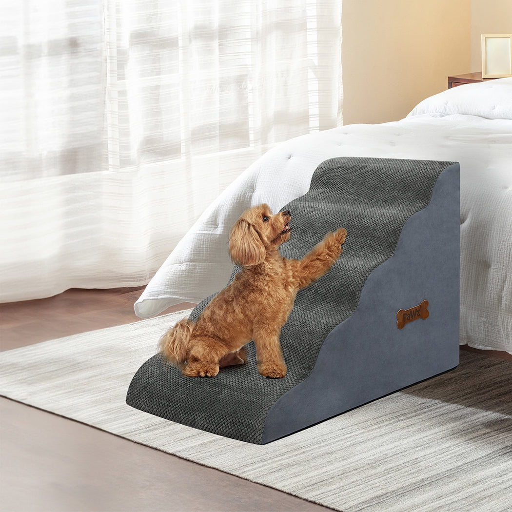 pawz-5-steps-pet-stairs-dog-ramp-high-density-foam-grey-1996005456799207430