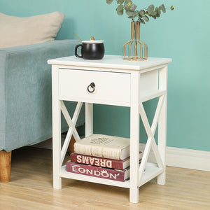 Levede 2x Bedside Tables Drawers Side-1973193844665225222
