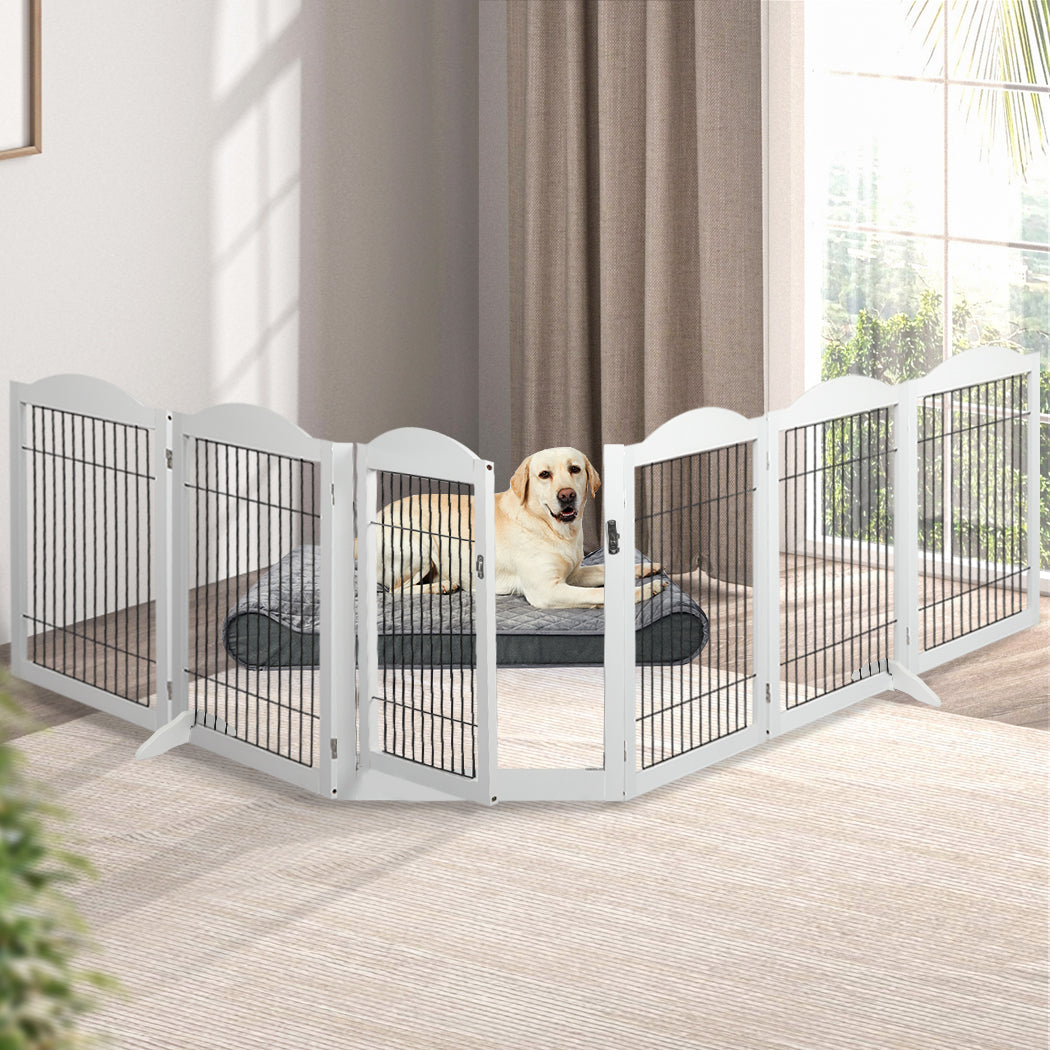 pawz-6-panels-pet-dog-playpen-puppy-white-1973193674594586630