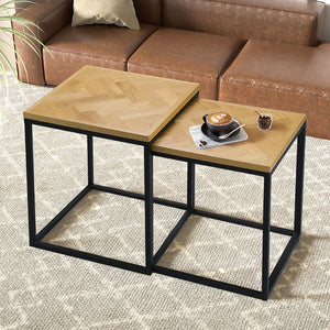 Levede 2PCS Nesting Coffee Tables-1996005366088994823
