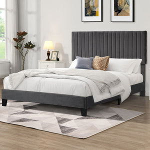 Levede Bed Frame Queen Size Mattress Grey-1975420520312737798