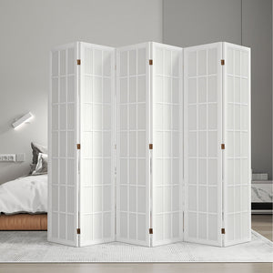 Levede 6 Panel Room Divider 170cm Freestanding Screen-1996005517092327430
