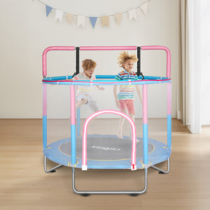 Centra 55" Kids Trampoline Rebounder Pink-1996005447638847494