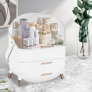 Makeup Organizer Case Drawer Portable White-1975420500238798854