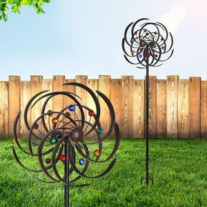 Garden Windmill Wind Mill Spinner Metal-1973193789614985222