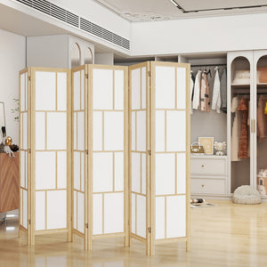 Levede 6 Panel Room Divider 170cm Freestanding Screen-1996005597903982598