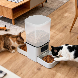 PaWz 6L Automatic Pet Feeder 2 Bowl Food Dispenser-1996009989667426310